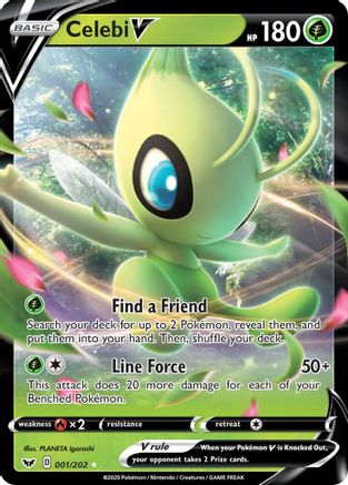 Celebi V 001/202/202 - Ultra Rare - Holofoil