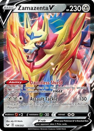 Zamazenta V 139/202/202 - Ultra Rare - Holofoil