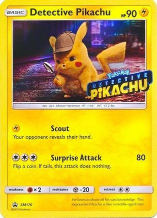 Detective Pikachu SM170 - Promo - Holofoil