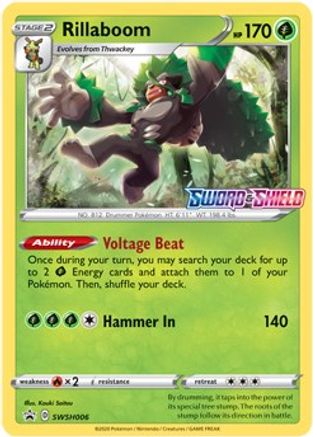 Rillaboom SWSH006/307 - Promo - Holofoil