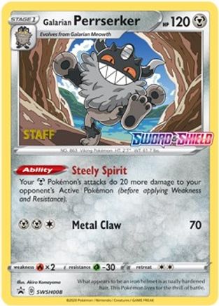 Galarian Perrserker SWSH008 - Promo - Holofoil