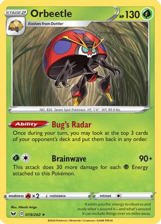 Orbeetle 019/202/202 - Rare