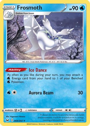 Frosmoth 064/202/202 - Holo Rare - Holofoil