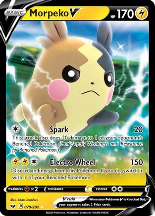 Morpeko V 079/202/202 - Ultra Rare - Holofoil