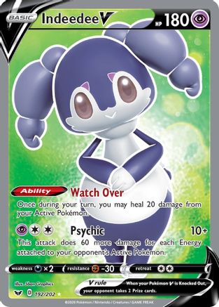 Indeedee V (Full Art) 192/202/202 - Ultra Rare - Holofoil