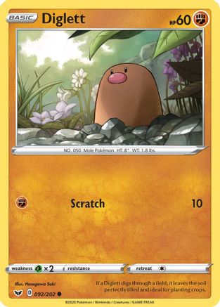 Diglett 092/202/202 - Common