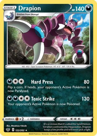Drapion 122/202/202 - Rare