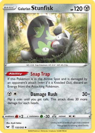 Galarian Stunfisk 132/202/202 - Uncommon