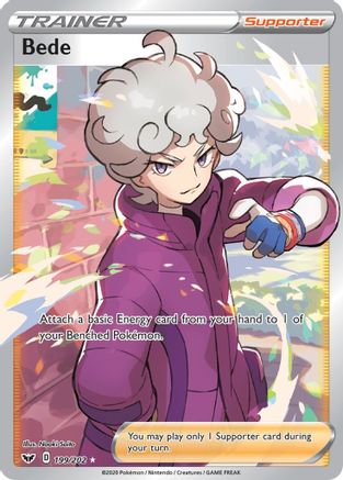 Bede (Full Art) 199/202/202 - Ultra Rare - Holofoil