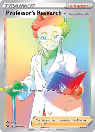 Professor's Research (Secret) 209/202/202 - Secret Rare - Holofoil