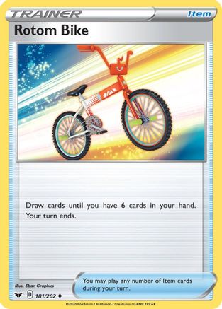 Rotom Bike 181/202/202 - Uncommon