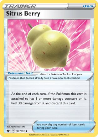 Sitrus Berry 182/202/202 - Uncommon