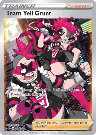 Team Yell Grunt (Full Art) 202/202/202 - Ultra Rare - Holofoil