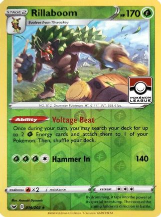 Rillaboom 014/202 - Promo - Reverse Holofoil