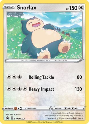 Snorlax SWSH032/307 - Promo - Holofoil