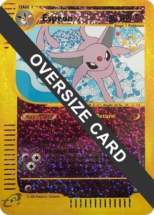 Espeon - 6/12 (Box Topper) 6 - Jumbo Cards