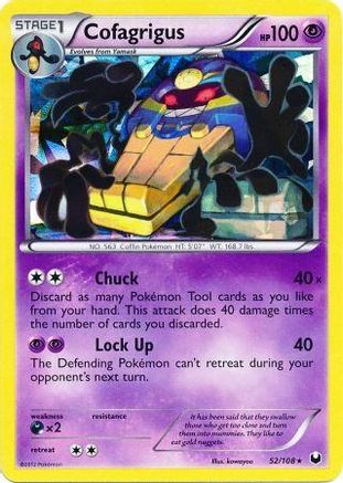 Cofagrigus 052/108 - Rare - Holofoil