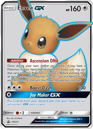 Eevee GX SM242/248 - Promo - Holofoil