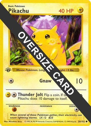 Pikachu 058/102 - Promo