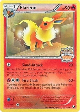 Flareon 012/108 - Promo - Reverse Holofoil