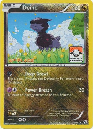 Deino 097/113 - Promo - Reverse Holofoil