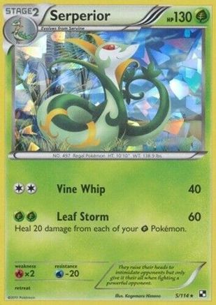 Serperior 005/114 - Holo Rare - Holofoil