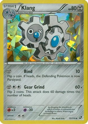 Klang 075/114 - Promo - Reverse Holofoil