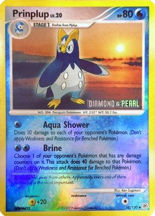 Prinplup 058/130 - Promo - Holofoil