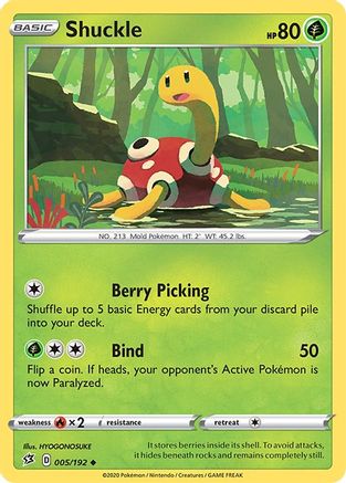 Shuckle 005/192/192 - Uncommon