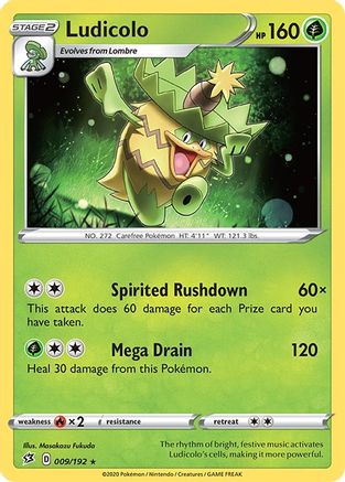 Ludicolo 009/192/192 - Rare
