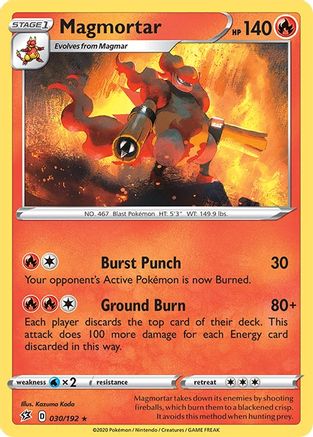 Magmortar 030/192/192 - Rare