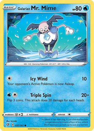 Galarian Mr. Mime 037/192/192 - Common