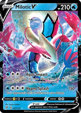 Milotic V 043/192/192 - Ultra Rare - Holofoil