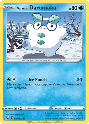 Galarian Darumaka 047/192/192 - Common