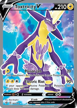 Toxtricity V (Full Art) 182/192/192 - Ultra Rare - Holofoil