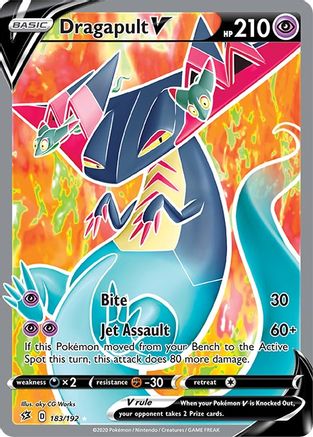 Dragapult V (Full Art) 183/192/192 - Ultra Rare - Holofoil