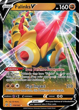Falinks V 110/192/192 - Ultra Rare - Holofoil
