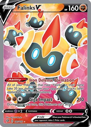 Falinks V (Full Art) 185/192/192 - Ultra Rare - Holofoil