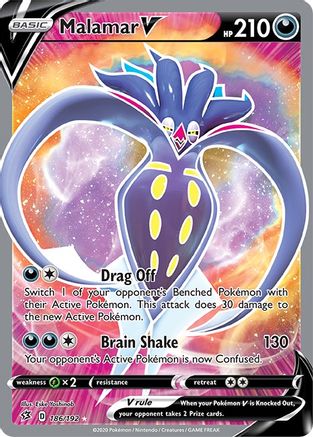 Malamar V (Full Art) 186/192 - Ultra Rare - Holofoil