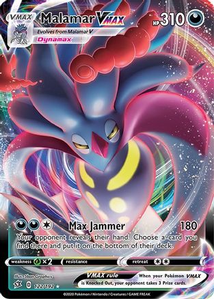 Malamar VMAX 122/192/192 - Ultra Rare - Holofoil