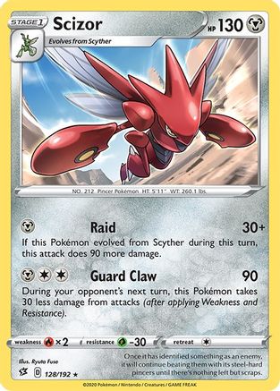 Scizor 128/192/192 - Rare