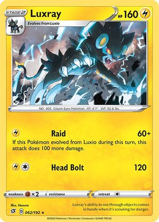 Luxray 062/192 - Rare