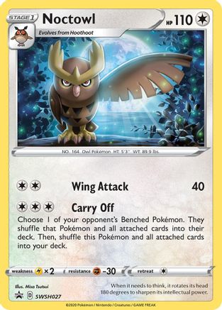 Noctowl SWSH027/307 - Promo - Holofoil