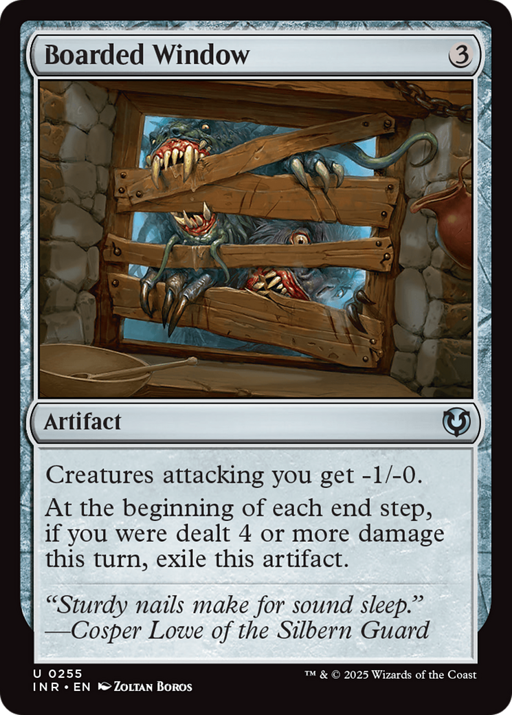 Boarded Window (-255) - Innistrad Remastered Foil