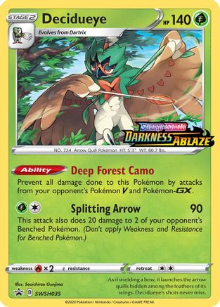 Decidueye SWSH035/307 - Promo - Holofoil