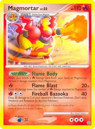 Magmortar 031/132 - Holo Rare - Holofoil