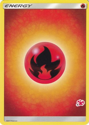 Fire Energy (#11 Charizard Stamped) - Promo