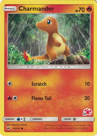 Charmander 018/147 - Promo
