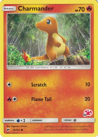 Charmander 018/147 - Promo