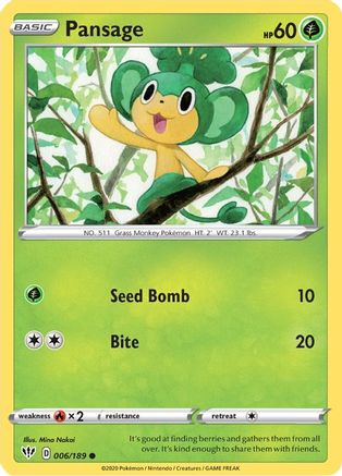 Pansage 006/189/189 - Common